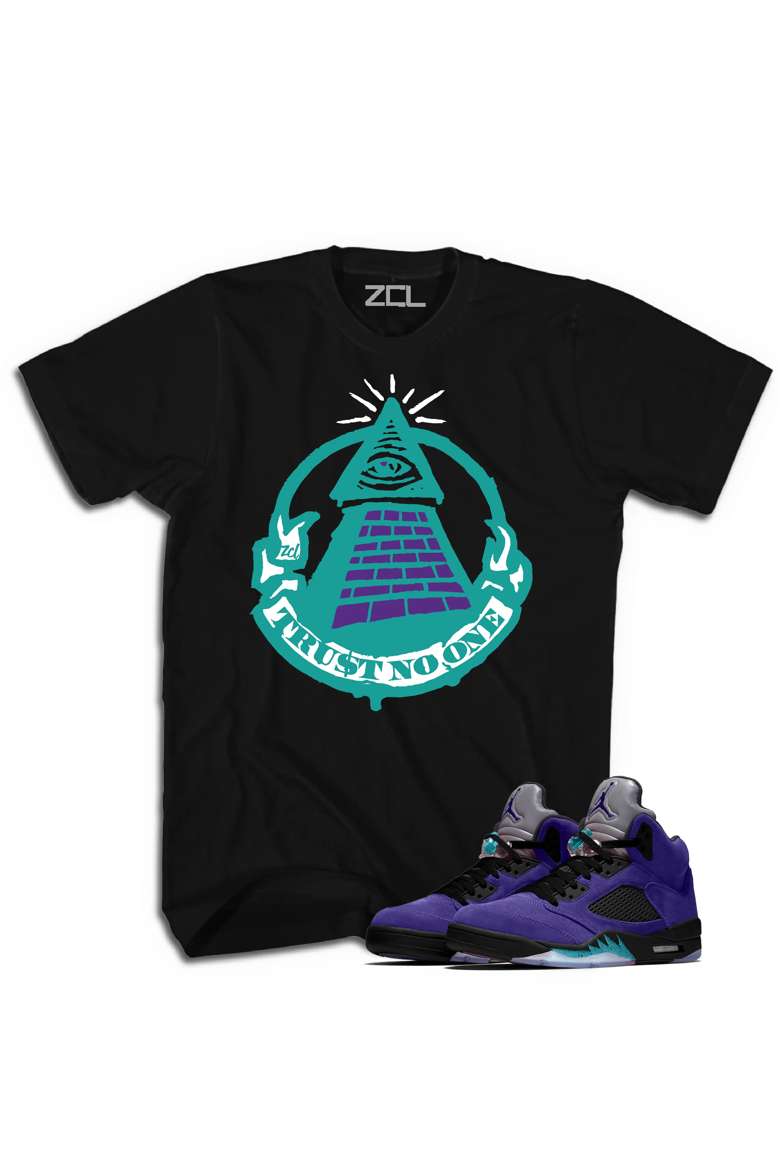 Air Jordan 5 Retro "Trust No One" Tee (Purple Grape)