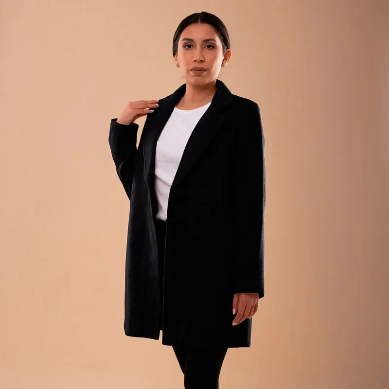 Amelia Llama Wool Coat