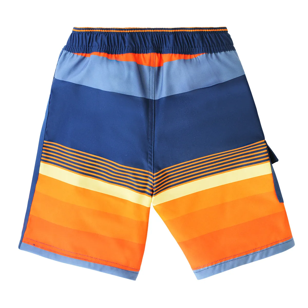 Boy's Racer Stripe Board Shorts