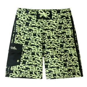 Boy's Racer Stripe Board Shorts