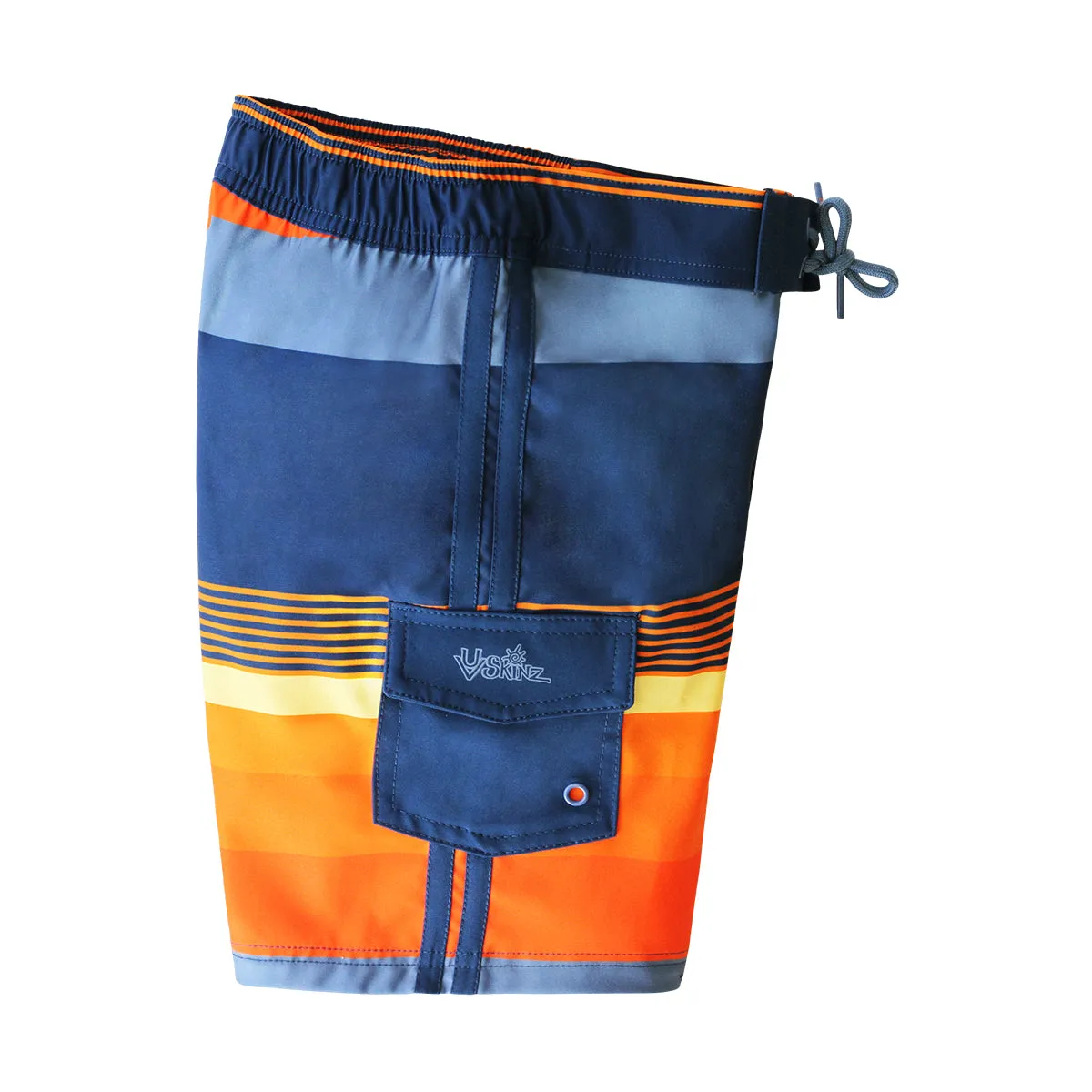 Boy's Racer Stripe Board Shorts