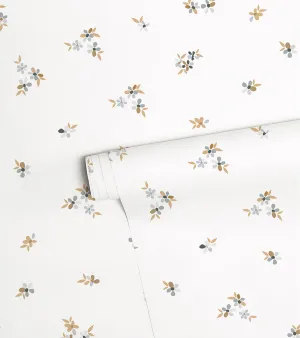 Braylynn - Children's Wallpaper - Small Flower Motif