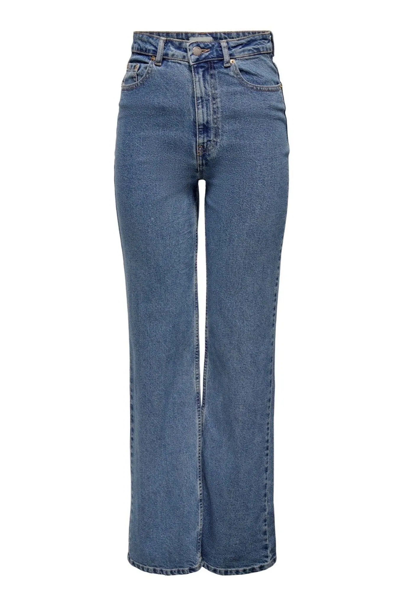 Camille Wide Leg Jeans - Blue Denim