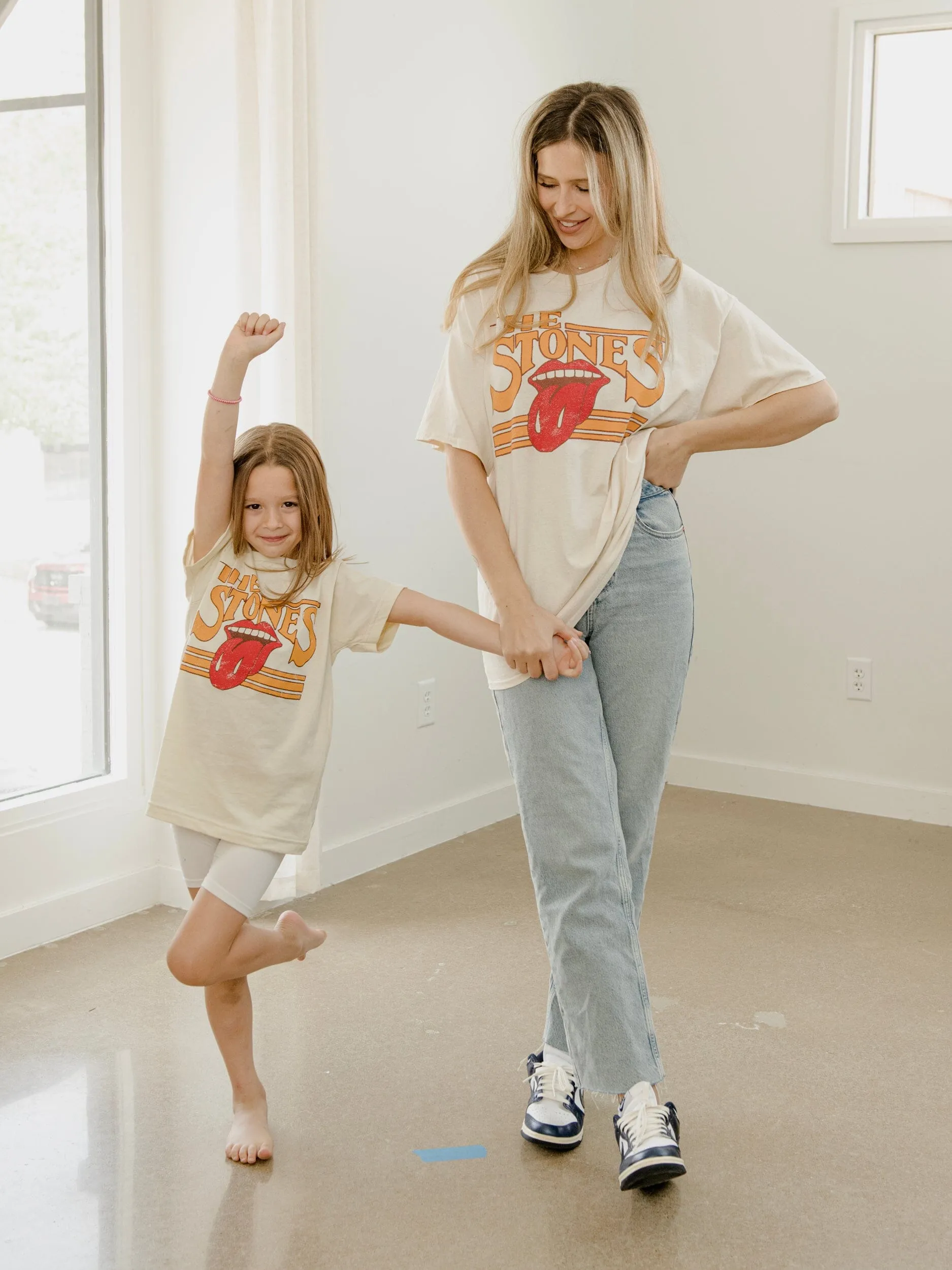 Children's Rolling Stones Stoned Off White Tee