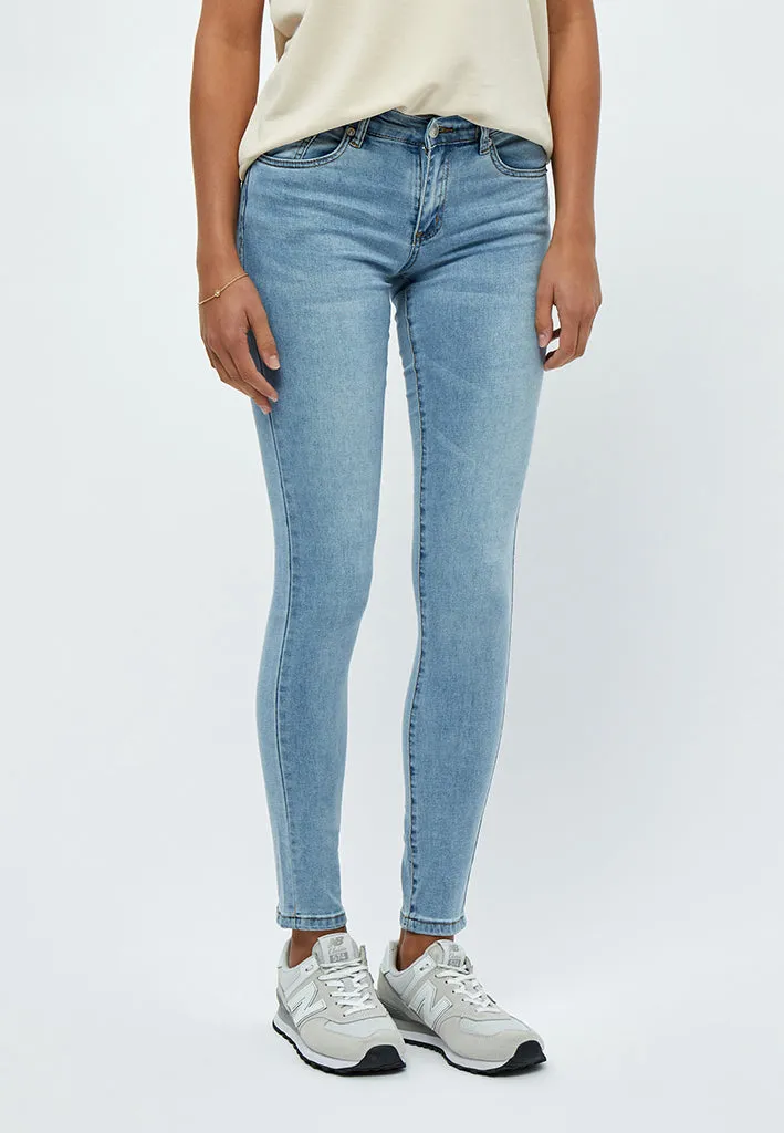 DSLola MW Jeans - Bleached Blue