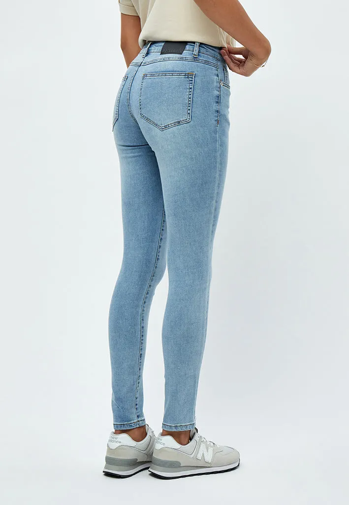 DSLola MW Jeans - Bleached Blue