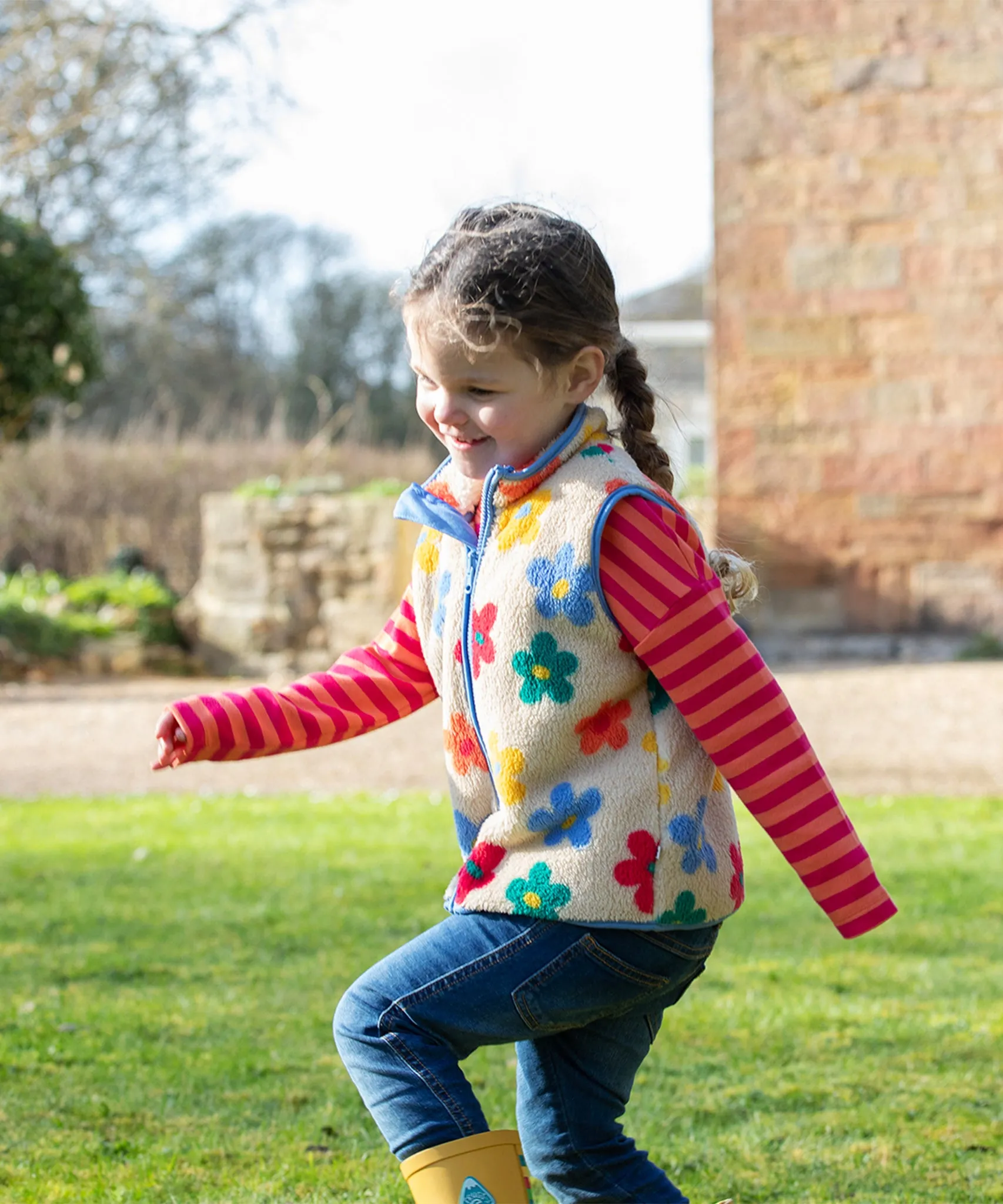 Frugi Rambler 3 in 1 Coat - Snapdragon/Flower Pop