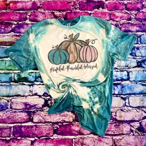 Grateful Thankful Blessed Pumpkin Shirt