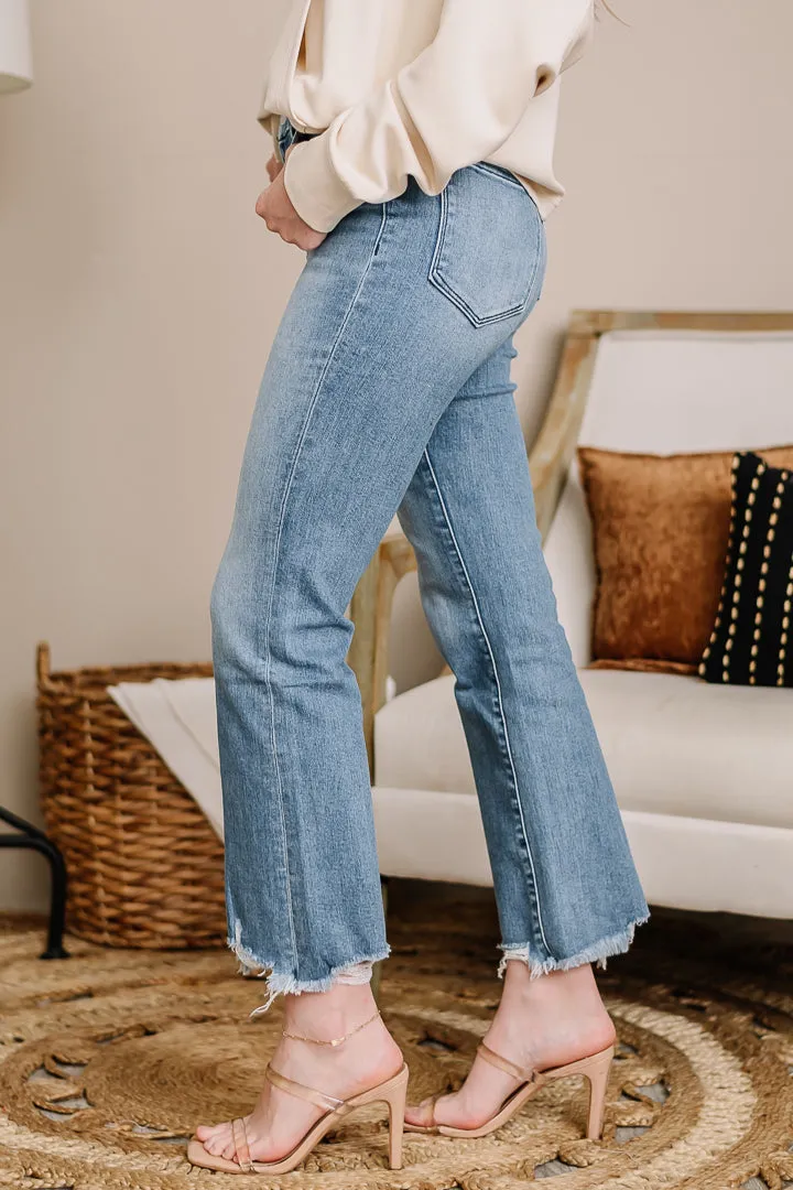 High Rise Kick Flare Jeans