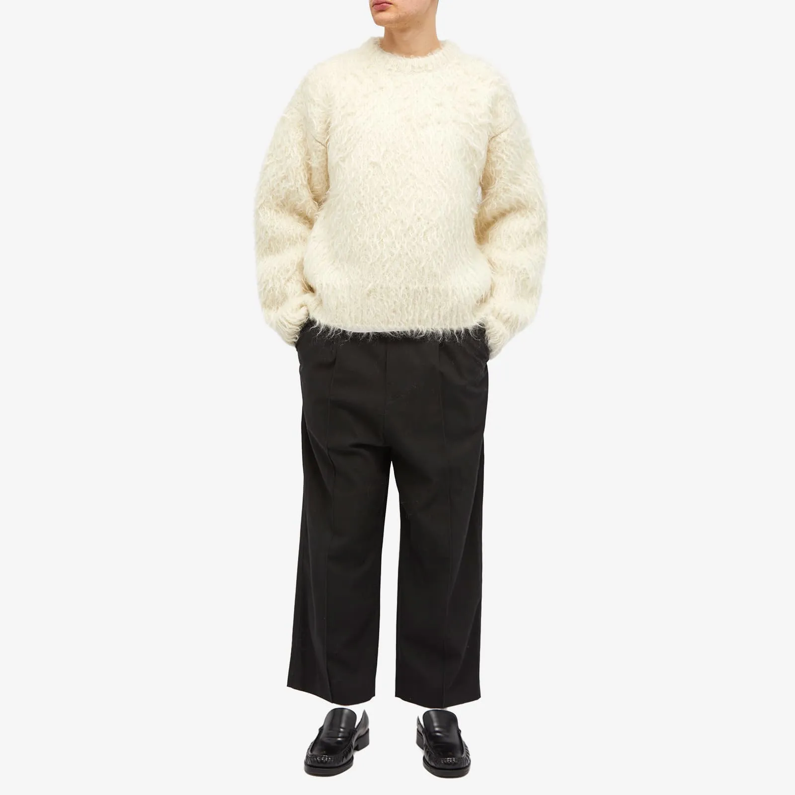 Jil Sander Mohair jumper, Eggshell color Eggshell color