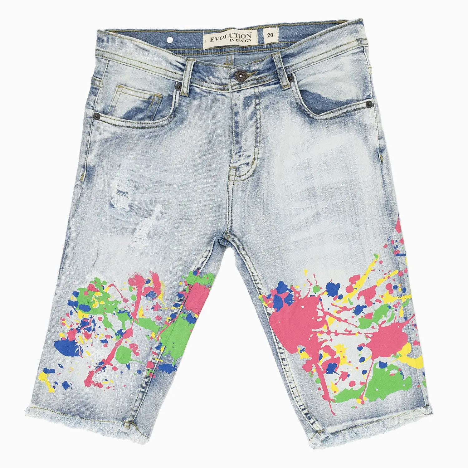 Kid's Summer Vibes Denim Jeans Shorts