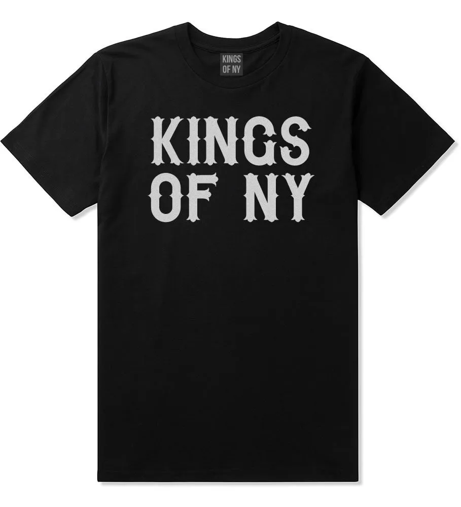 Kings Of NY Retro Font Logo T-Shirt