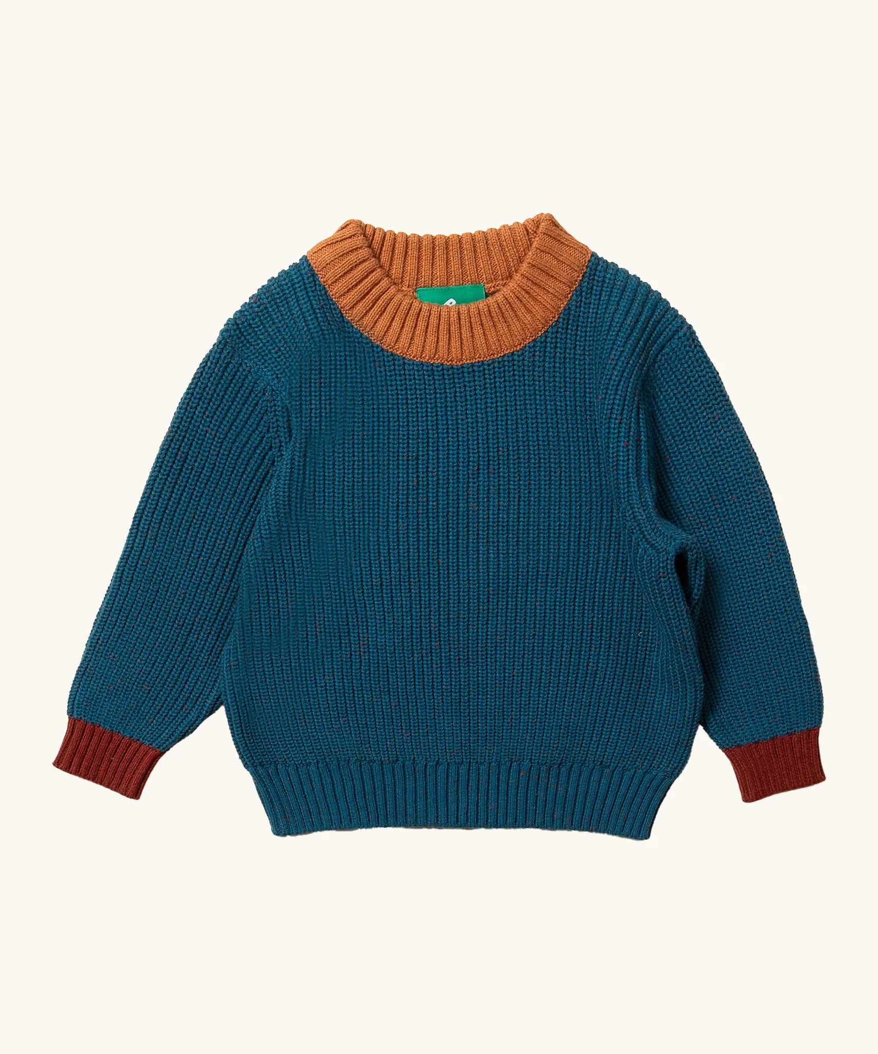 LGR From One To Another Teal Knitted Jumper