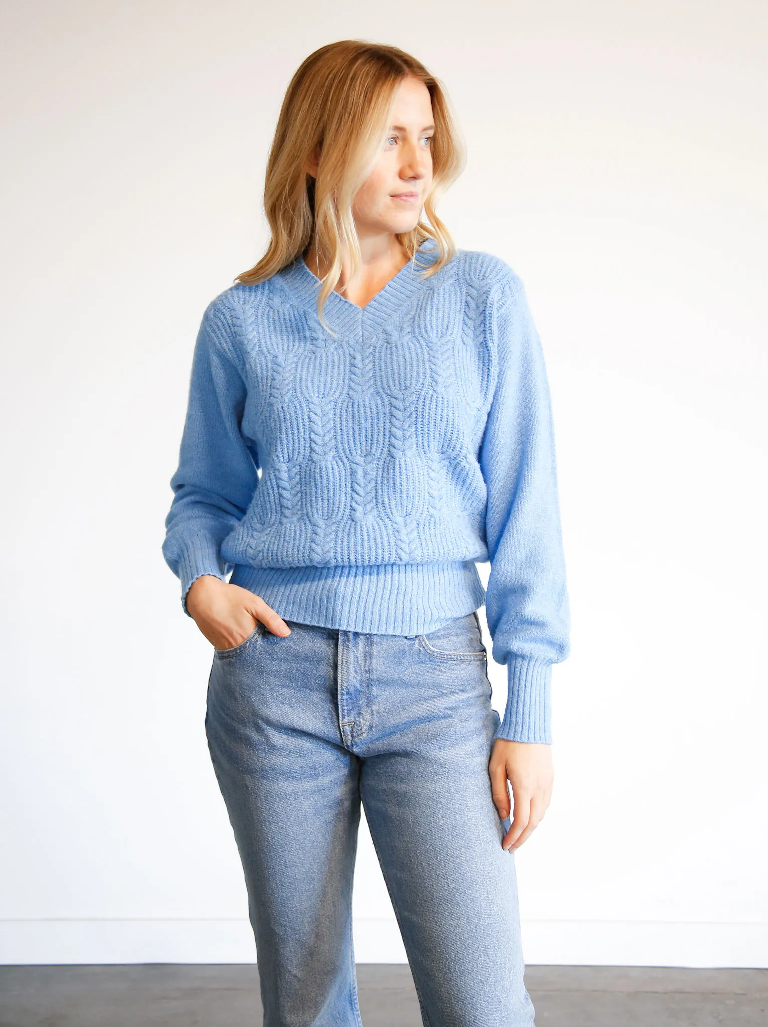 Lindsey Cable Pullover Sweater