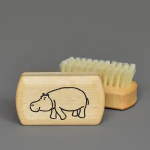 Nail Brush with Hippo