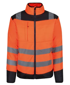 Orange/Navy - Pro hi-vis thermal jacket