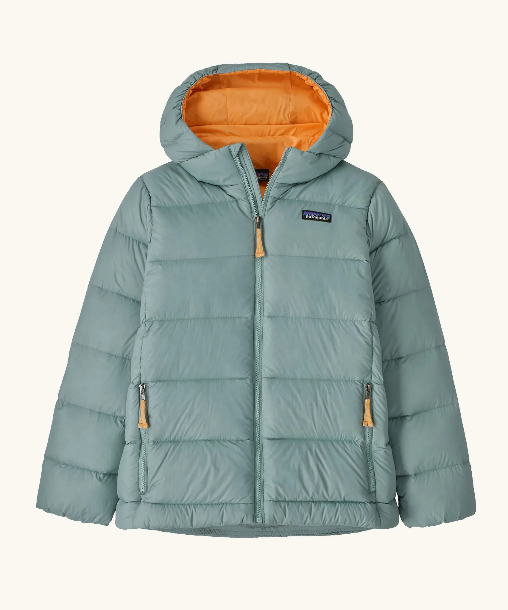 Patagonia Kids Hi-Loft Down Sweater Hoody Jacket Thermal Blue