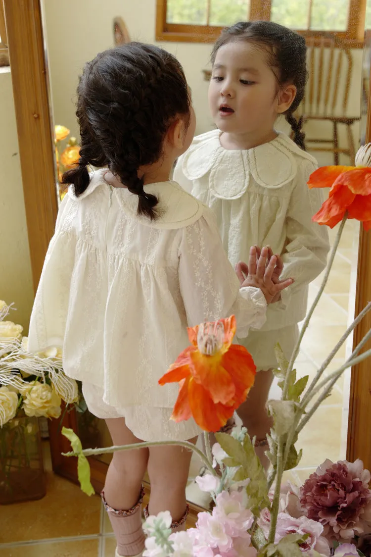 Petal Collar Baby&Girls Blouse