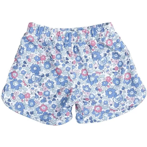 Petit Crabe Betsy B Alexa Swim Shorts Liberty© fabric