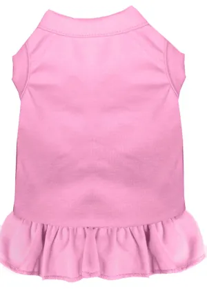 Plain Pet Dress Light Pink Med (12)