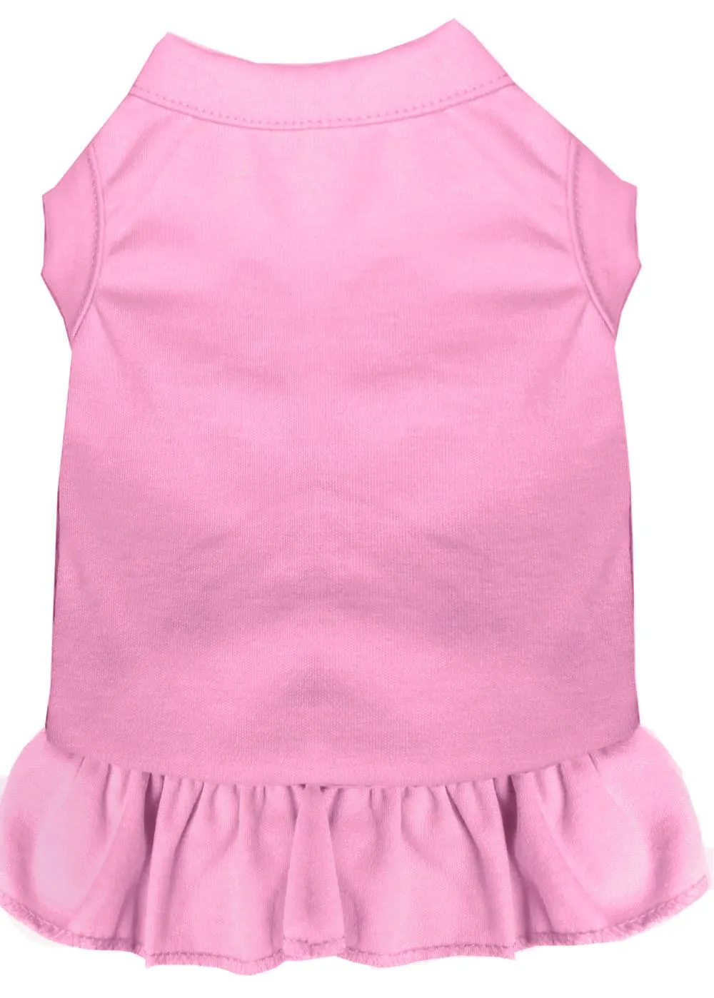 Plain Pet Dress Light Pink Med (12)