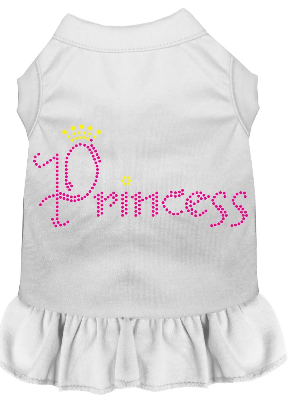 Princess Rhinestone Dress White Xxxl (20)