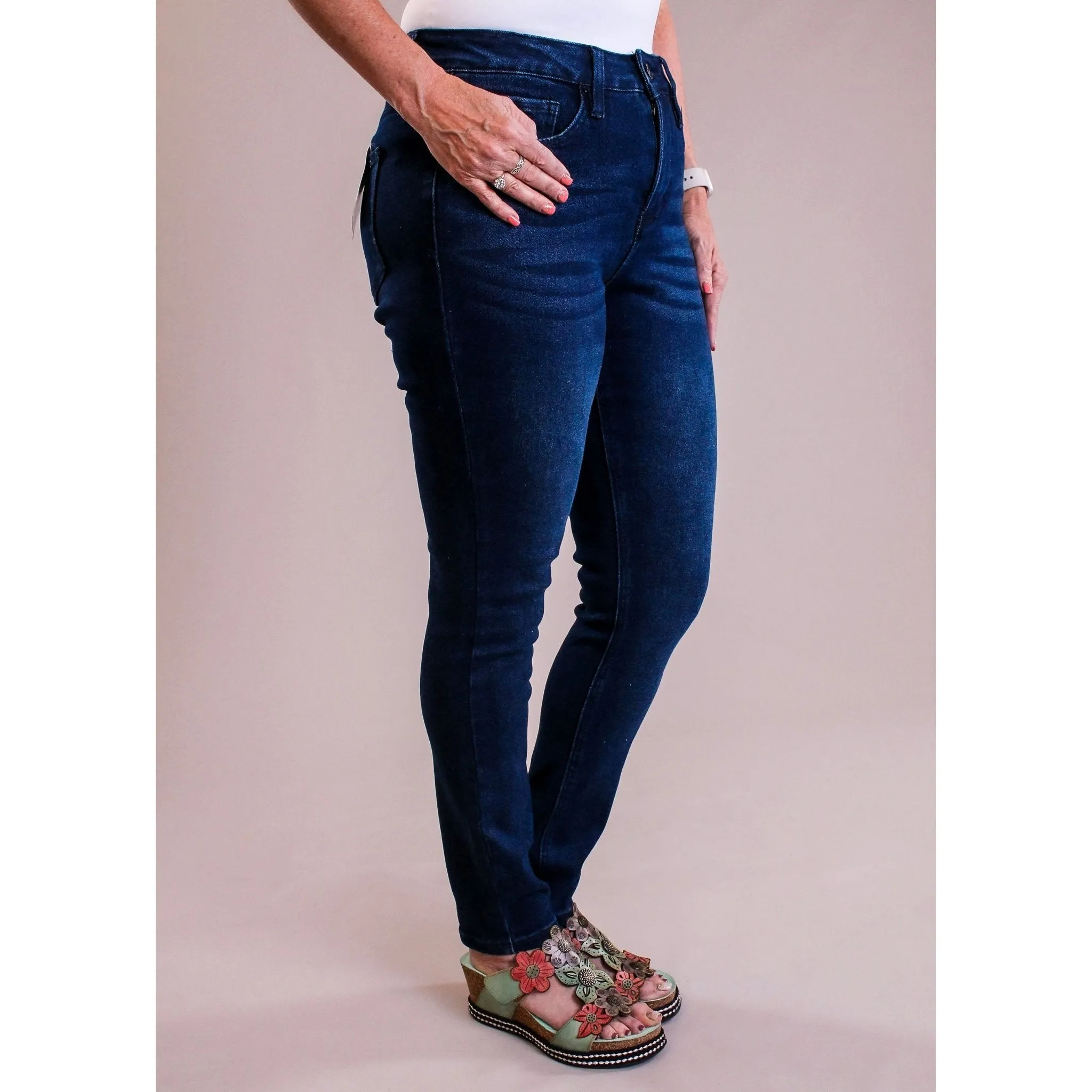 Royalty For Me Vintage Stretch High Rise Skinny Jean