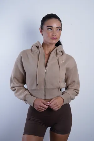 Series 2 Cropped Jacket - Beige