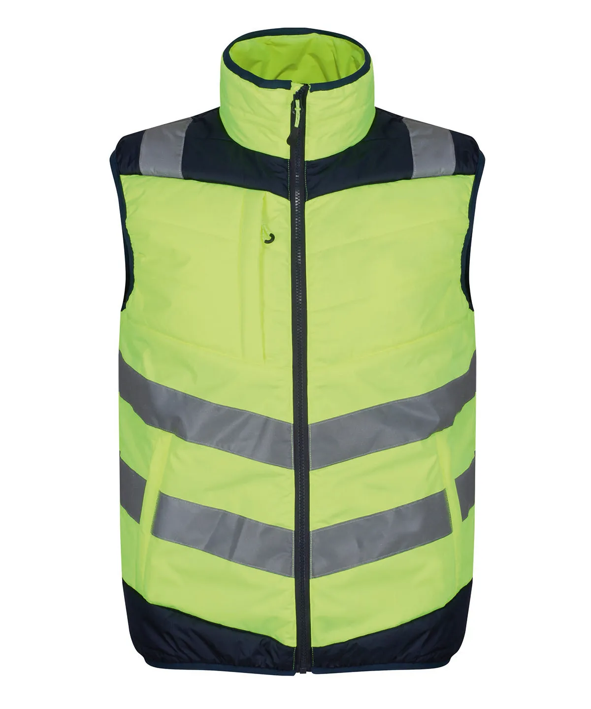 Yellow/Navy - Pro hi-vis thermal bodywarmer